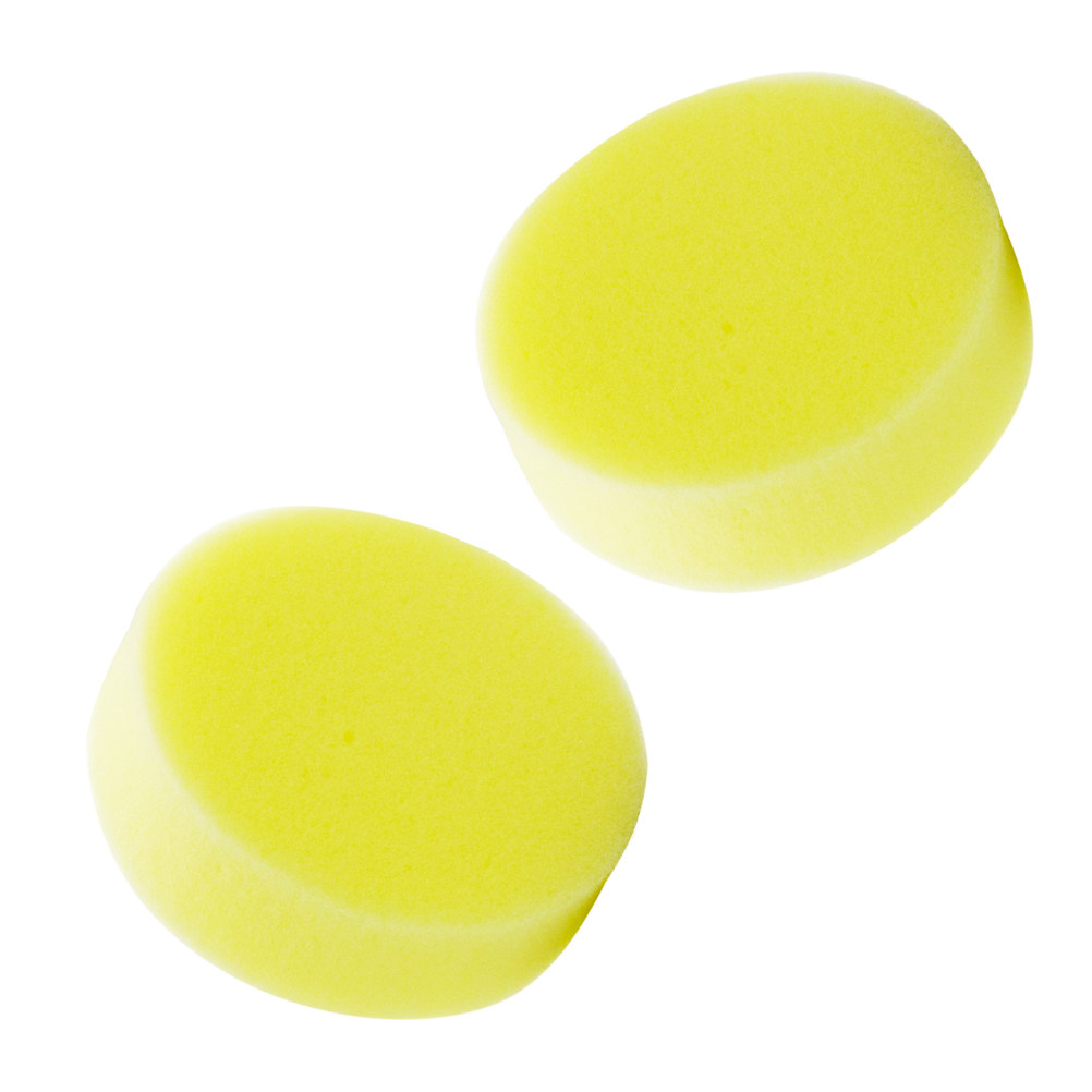 Wax Applicator Pad - 【2個入り】超吸収性クリーニングスポンジ。車の研磨やワックスがけに最適。滑らかな表面をきれいに磨き、長期間使用できるスポンジパッド。