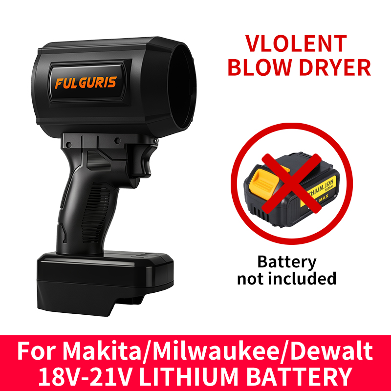 Dryer Car Blower - 70MM電動洗車エアガンターボジェットファン強力送風機マキタ・ミルウォーキー・デウォルトバッテリー対応