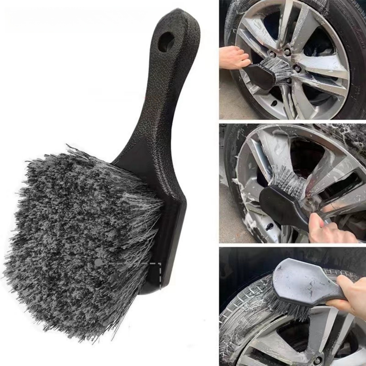 車のホイールクリーニングブラシ ディテールブラシ ショートハ - Car Cleaning Brush のレビューと価格