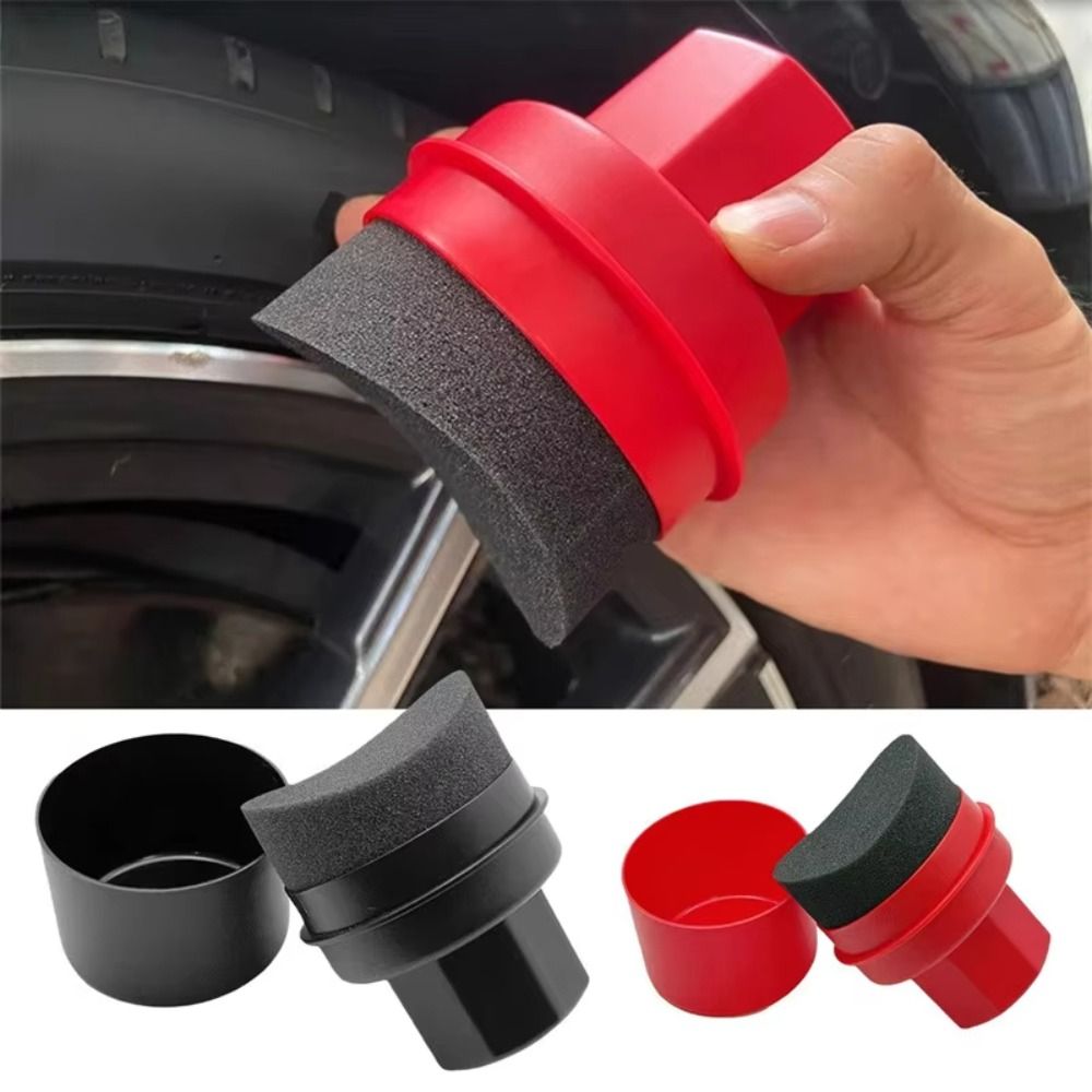 カバー付き曲面タイヤ研磨スポンジ 再利用可能なタイヤドレッシ - Wax Applicator Pad のレビューと価格