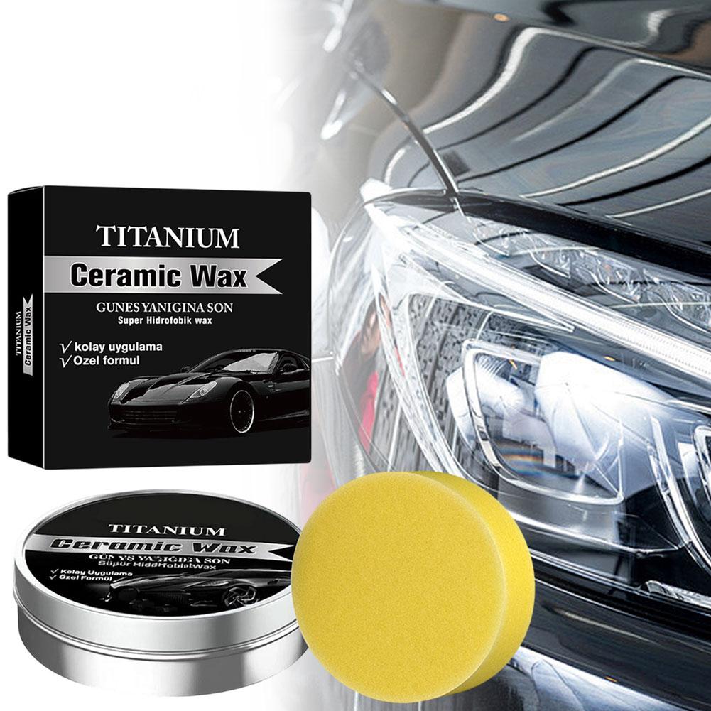 1-5個入りセラミックワックスクリーム 簡単塗布 チタンセラ - Car Wax Ceramic Coating のレビューと価格