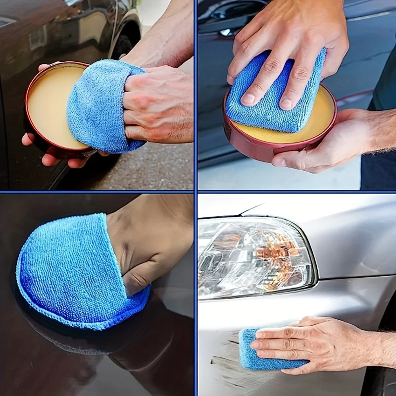 8個入りカーワックスアプリケーターパッドキット - 5インチ - Wax Applicator Pad のレビューと価格