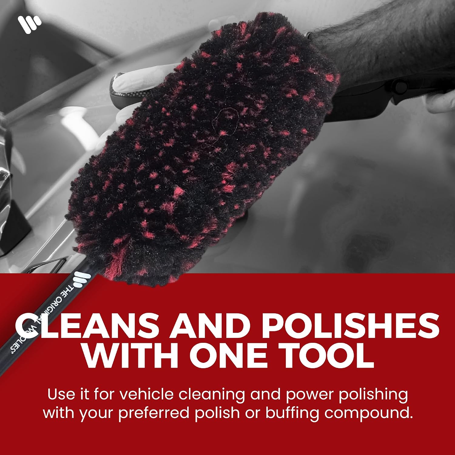 ドリル式ホイールクリーニングブラシ – 12インチリムブラシ - Wheel Cleaner Alloy のレビューと価格