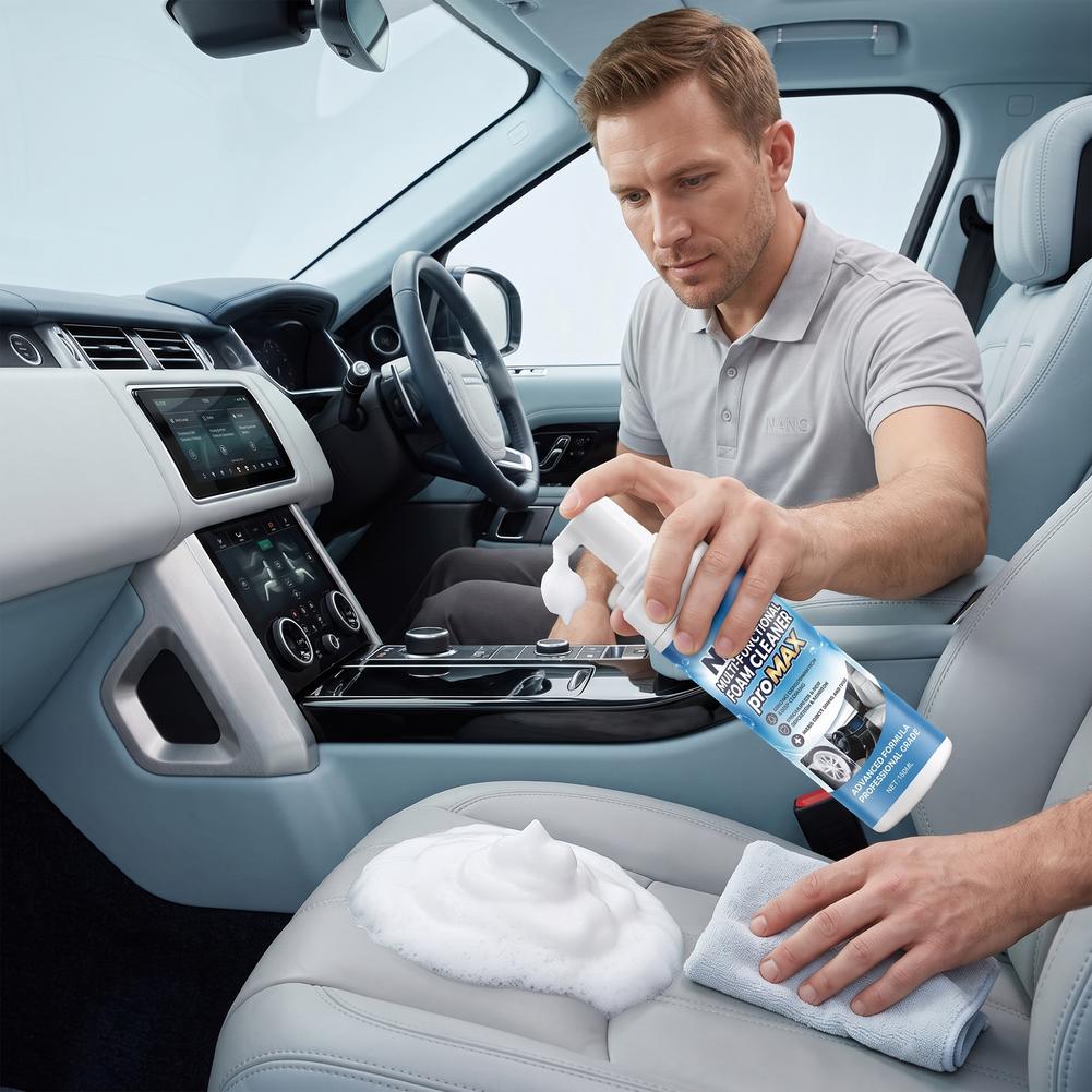 泡状クリーナー。頑固な汚れを落とし、臭いを除去。効果的な処方 - Seat Cleaner Fabric のレビューと価格