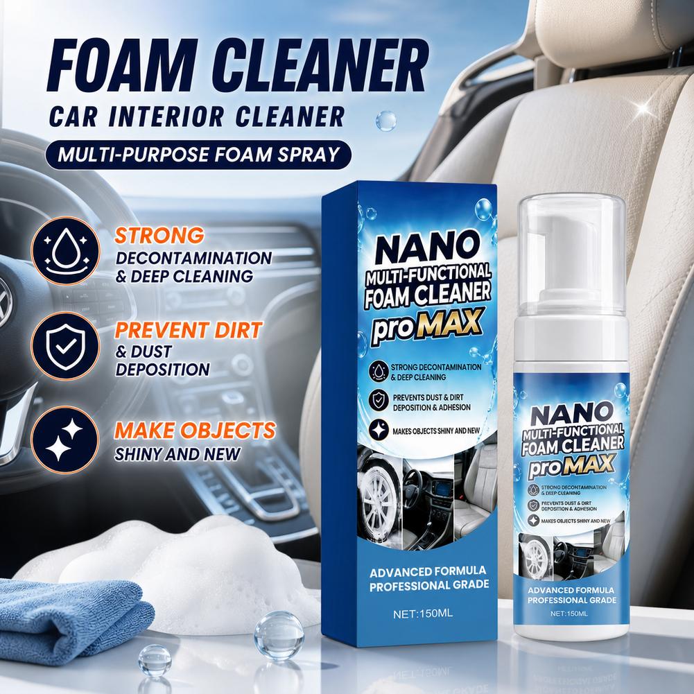 泡状クリーナー。頑固な汚れを落とし、臭いを除去。効果的な処方 - Seat Cleaner Fabric のレビューと価格